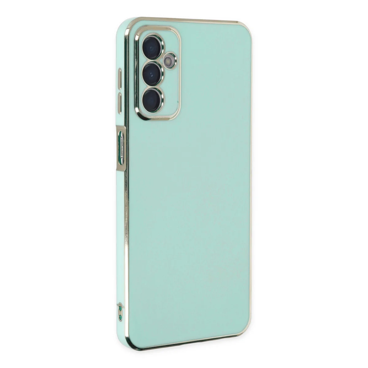 Galaxy M23 Kılıf Volet Silikon - Açık Yeşil