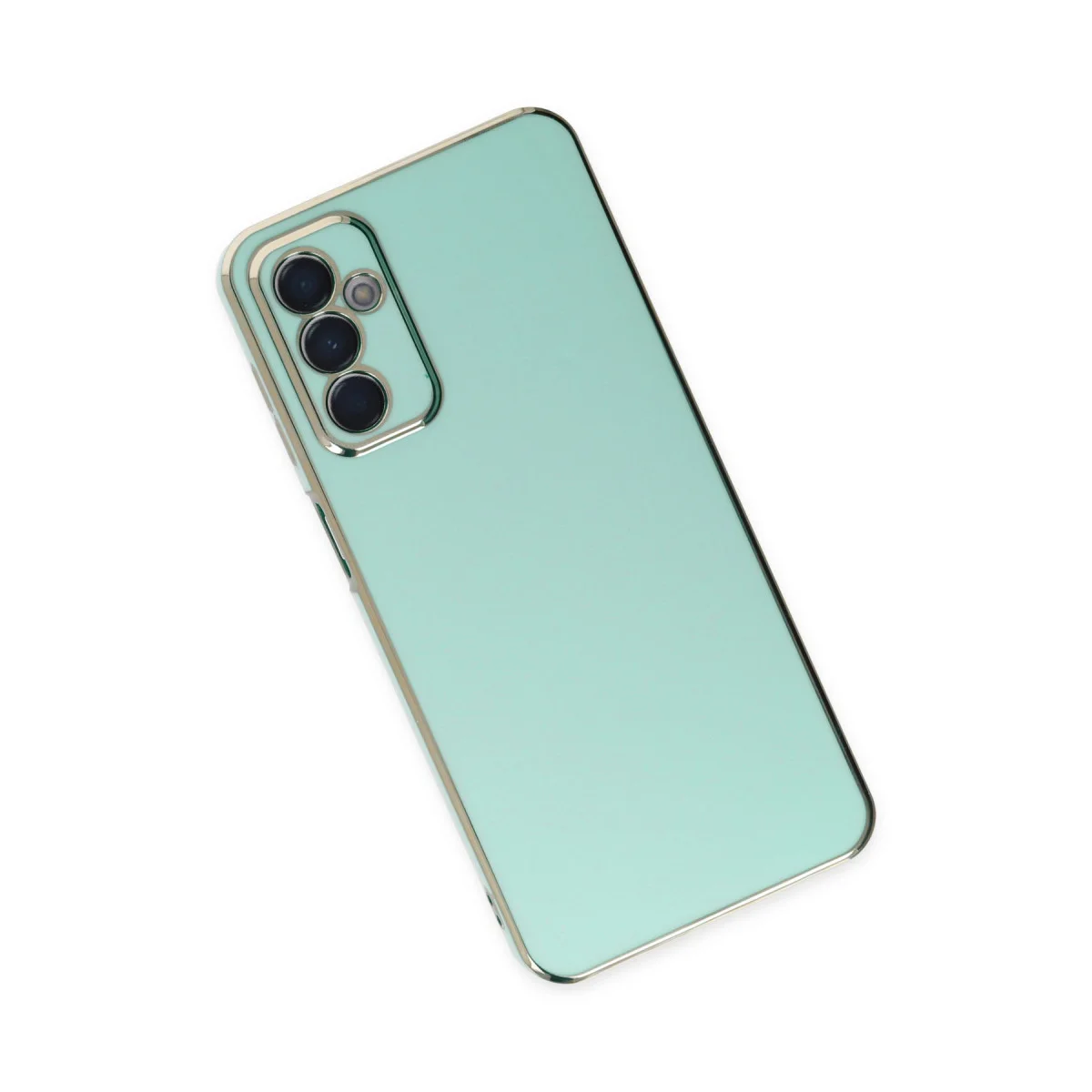 Galaxy M23 Kılıf Volet Silikon - Açık Yeşil