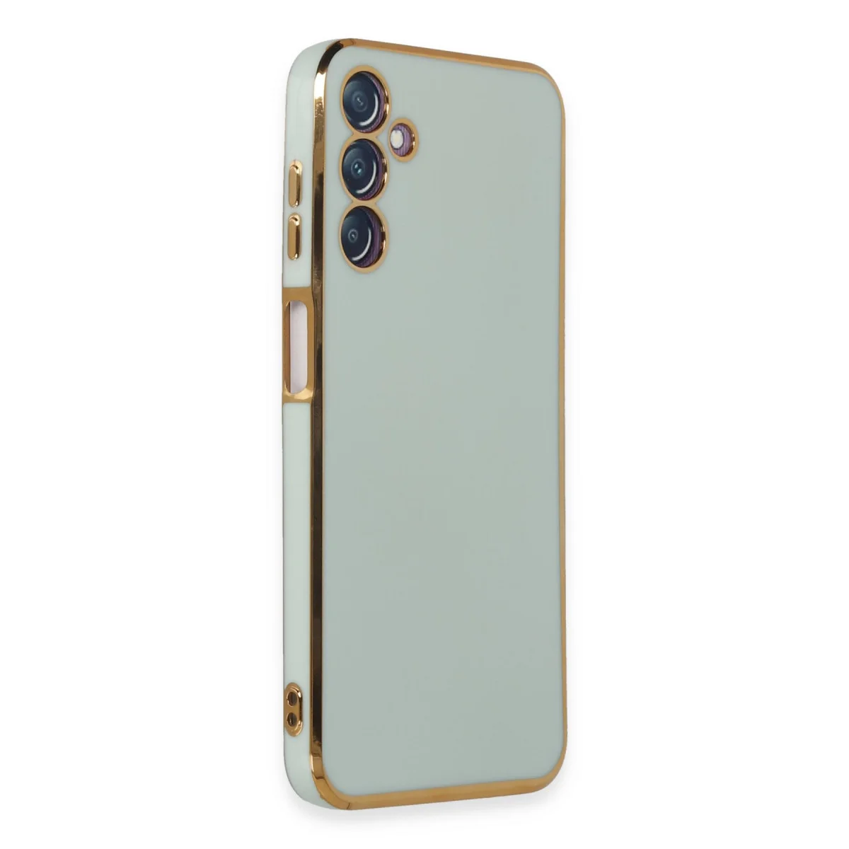 Galaxy M14 5G Kılıf Volet Silikon - Açık Yeşil