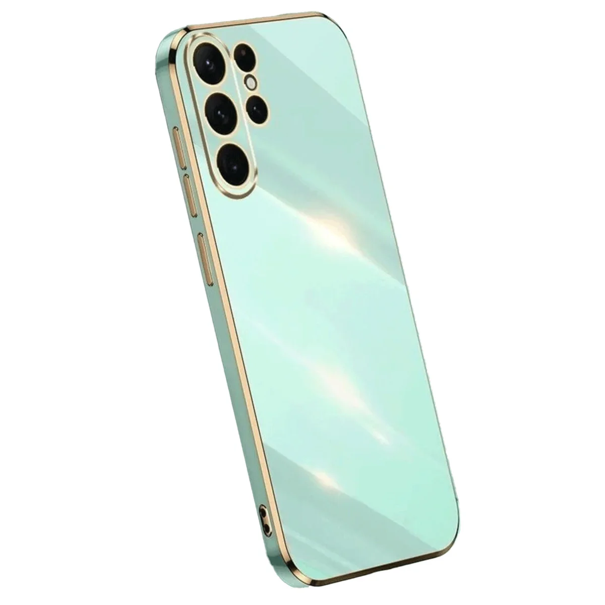 Galaxy S24 Ultra Kılıf Volet Silikon - Açık Yeşil