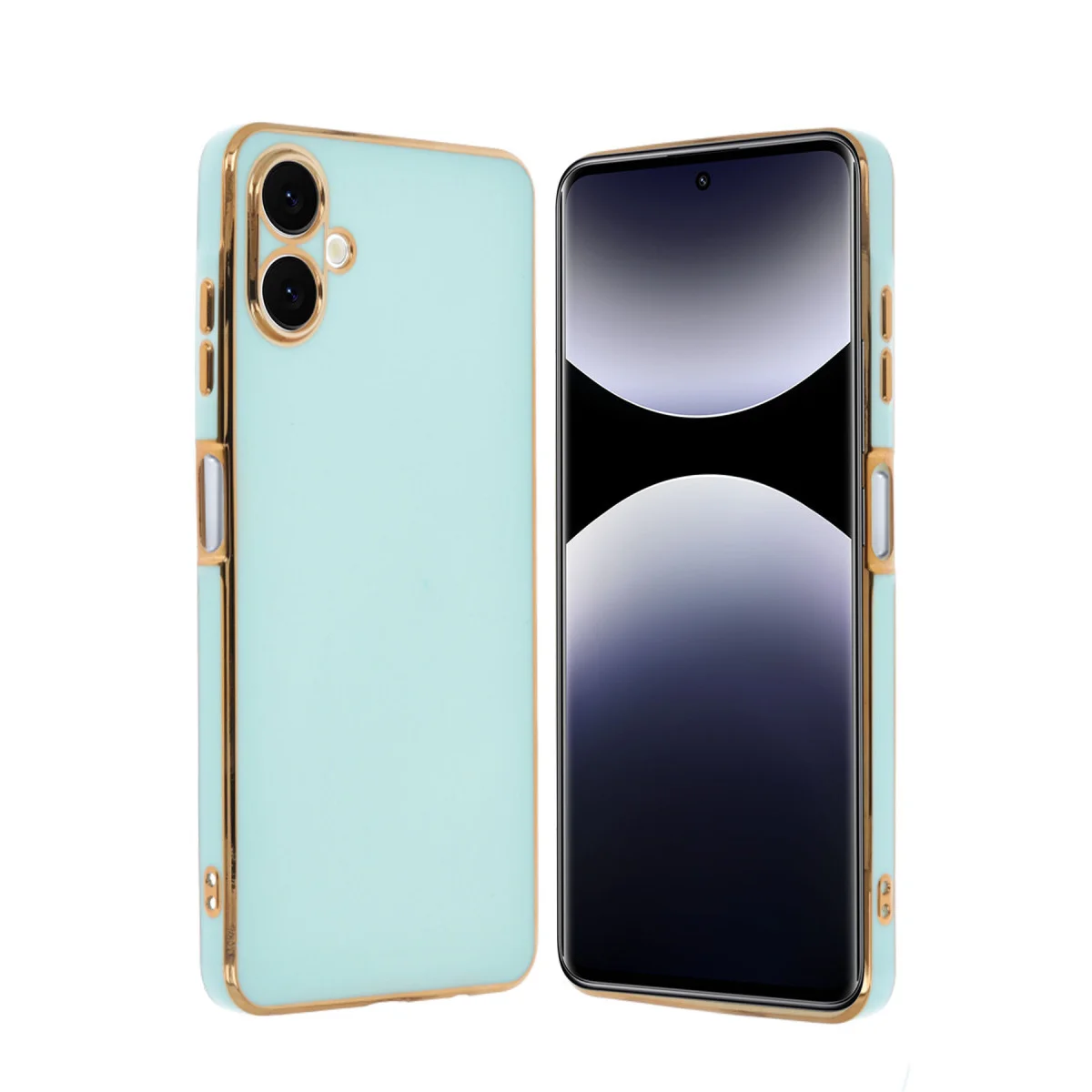 Galaxy A06 Kılıf Volet Silikon - Açık Yeşil