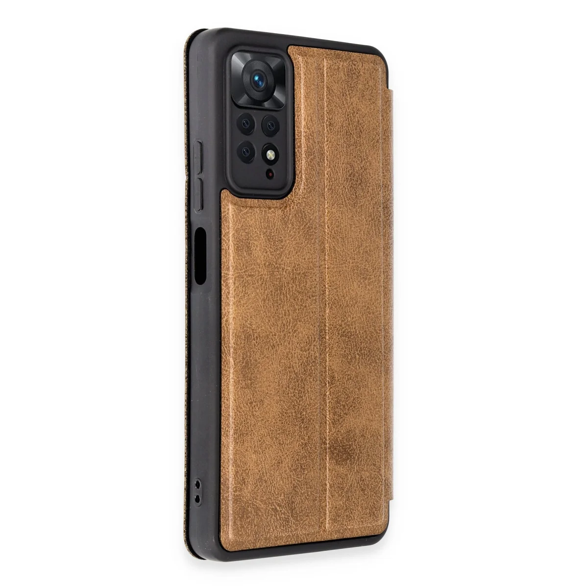 Redmi Note 12 Pro 4G Kılıf Flip Cover - Taba