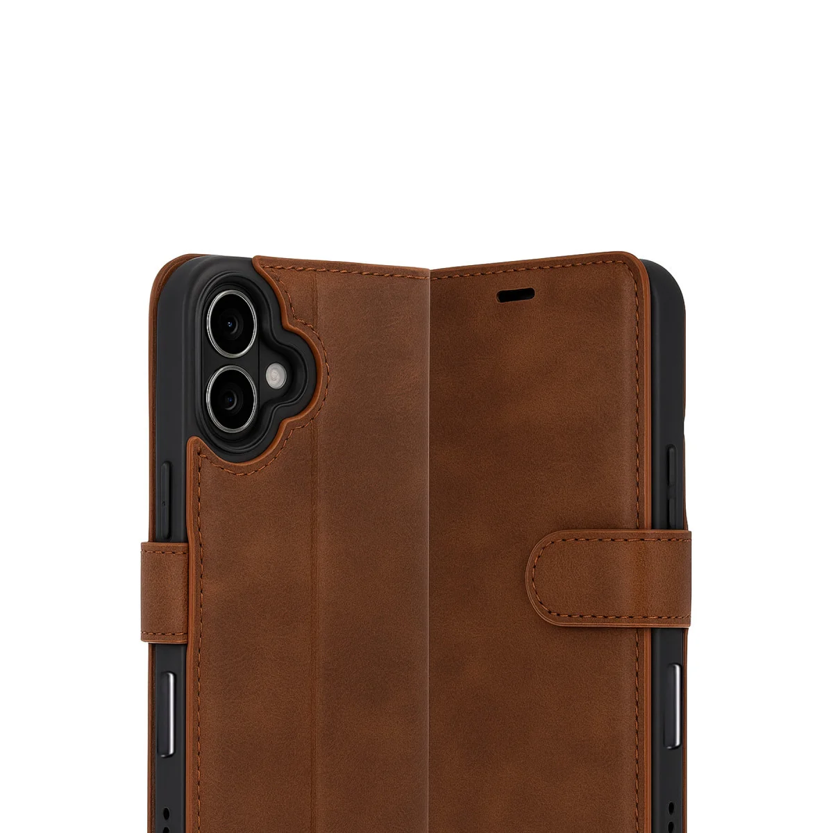 iPhone 17 Trend S Plus Kapaklı Kılıf - Taba