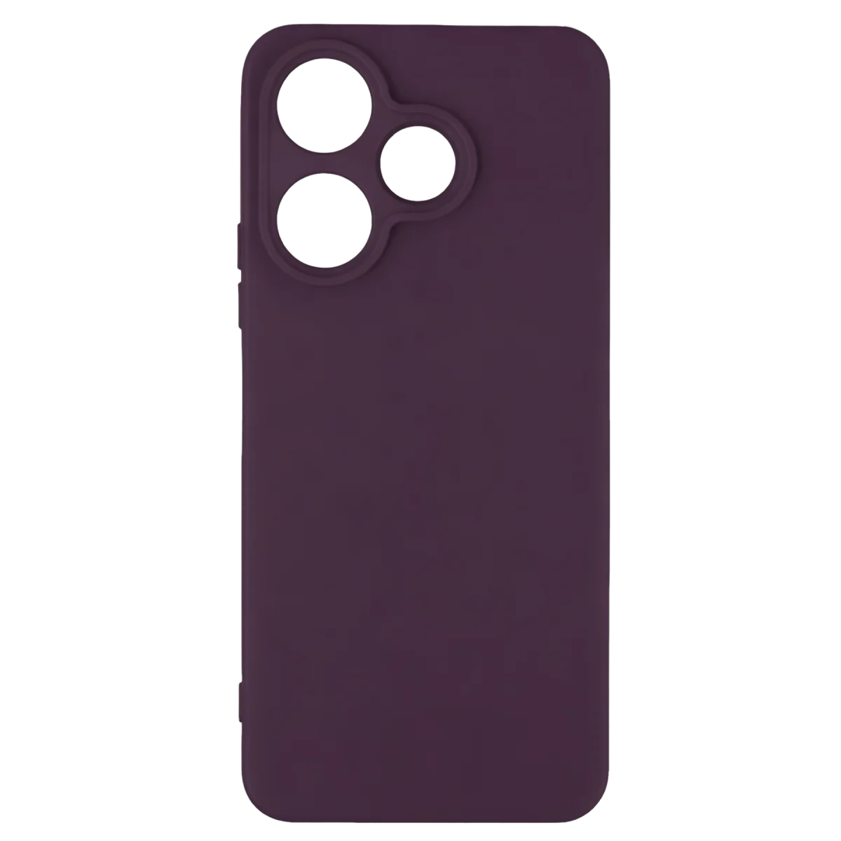 Redmi 13 4G Kılıf First Silikon - Mürdüm