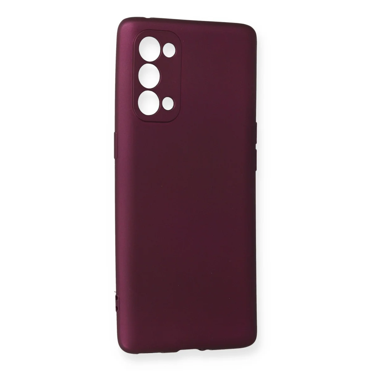 Reno 5 Pro Kılıf First Silikon - Mürdüm