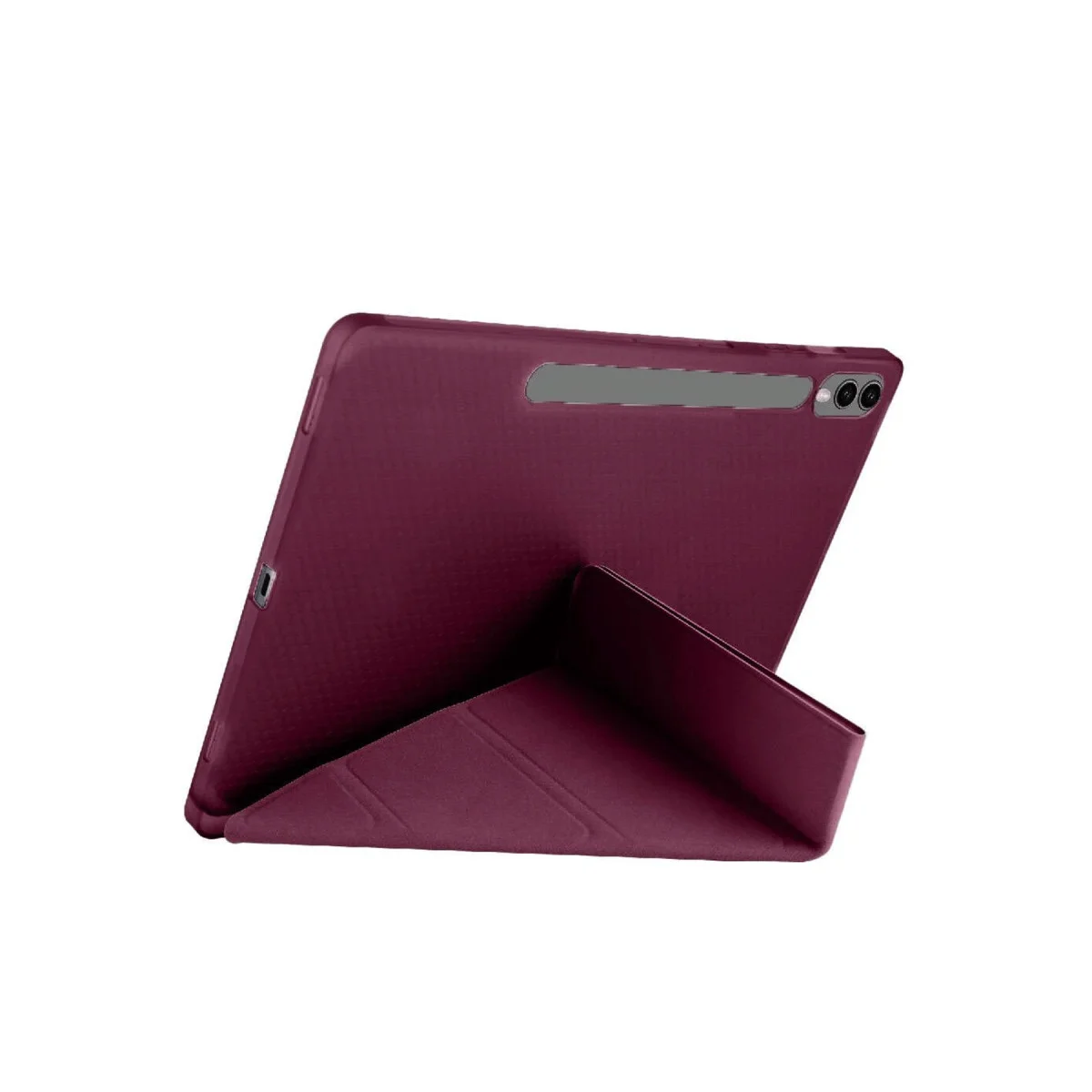 Galaxy X510 Tab S9 FE 11 Kılıf Kalemlikli Mars Tablet Kılıfı - Mürdüm