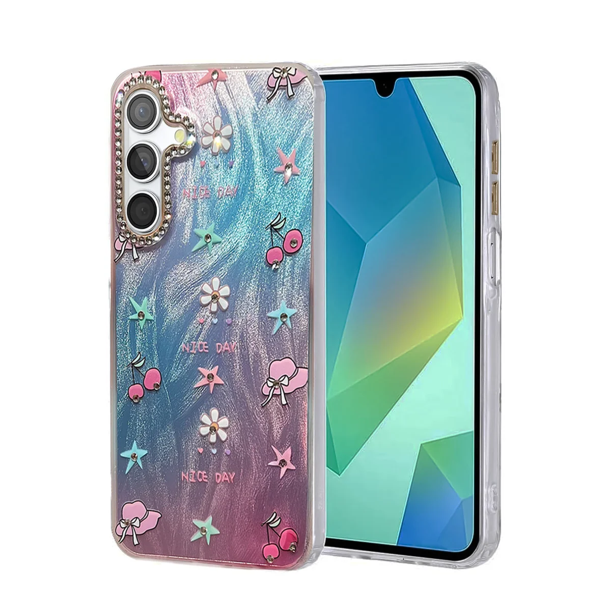 Galaxy A25 5G Kılıf Blade Aynalı Desenli Kapak - Desen 4