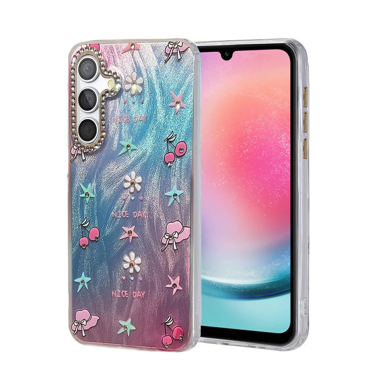 Galaxy A24 4G Kılıf Blade Aynalı Desenli Kapak - Desen 4