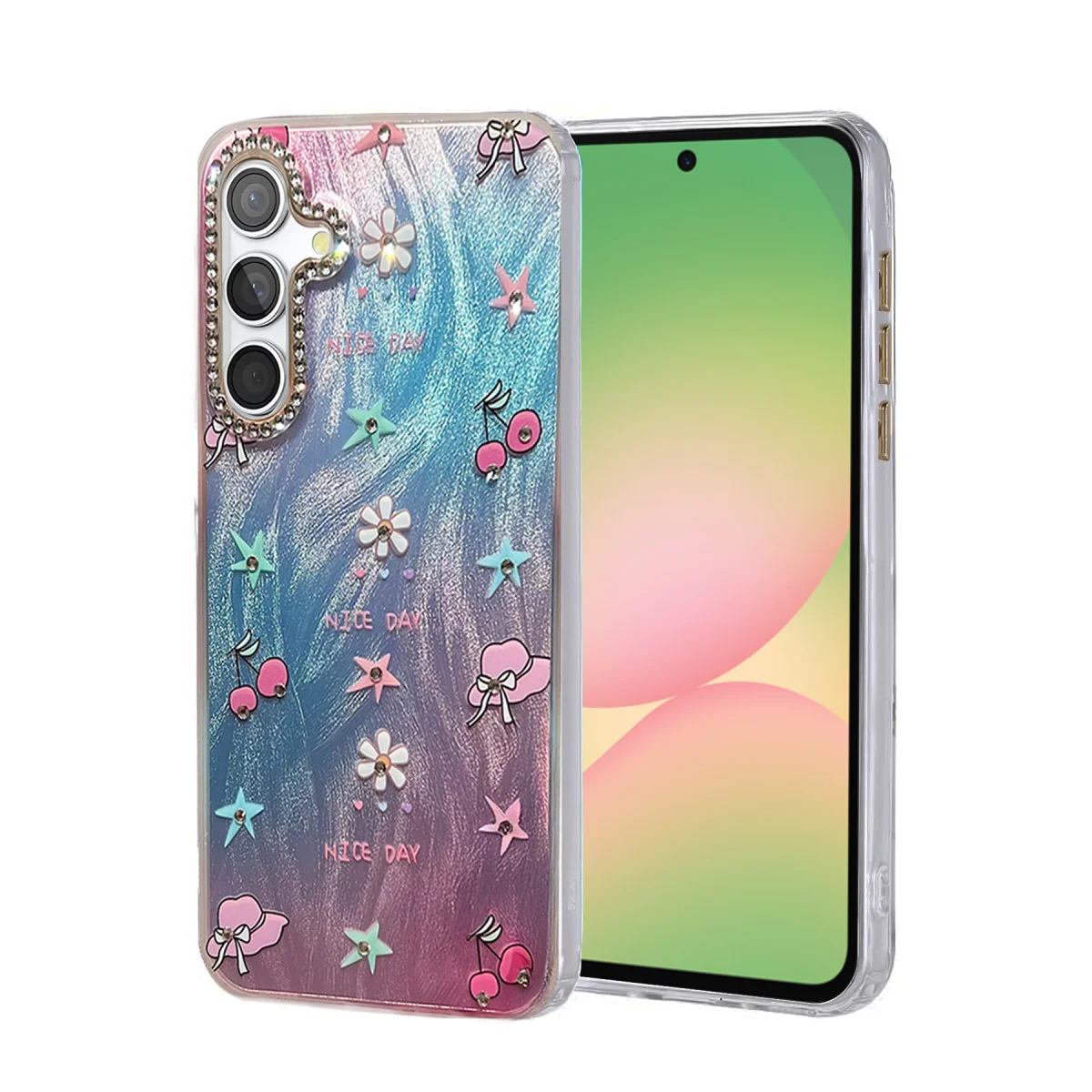 Galaxy A56 Kılıf Blade Aynalı Desenli Kapak - Desen 4