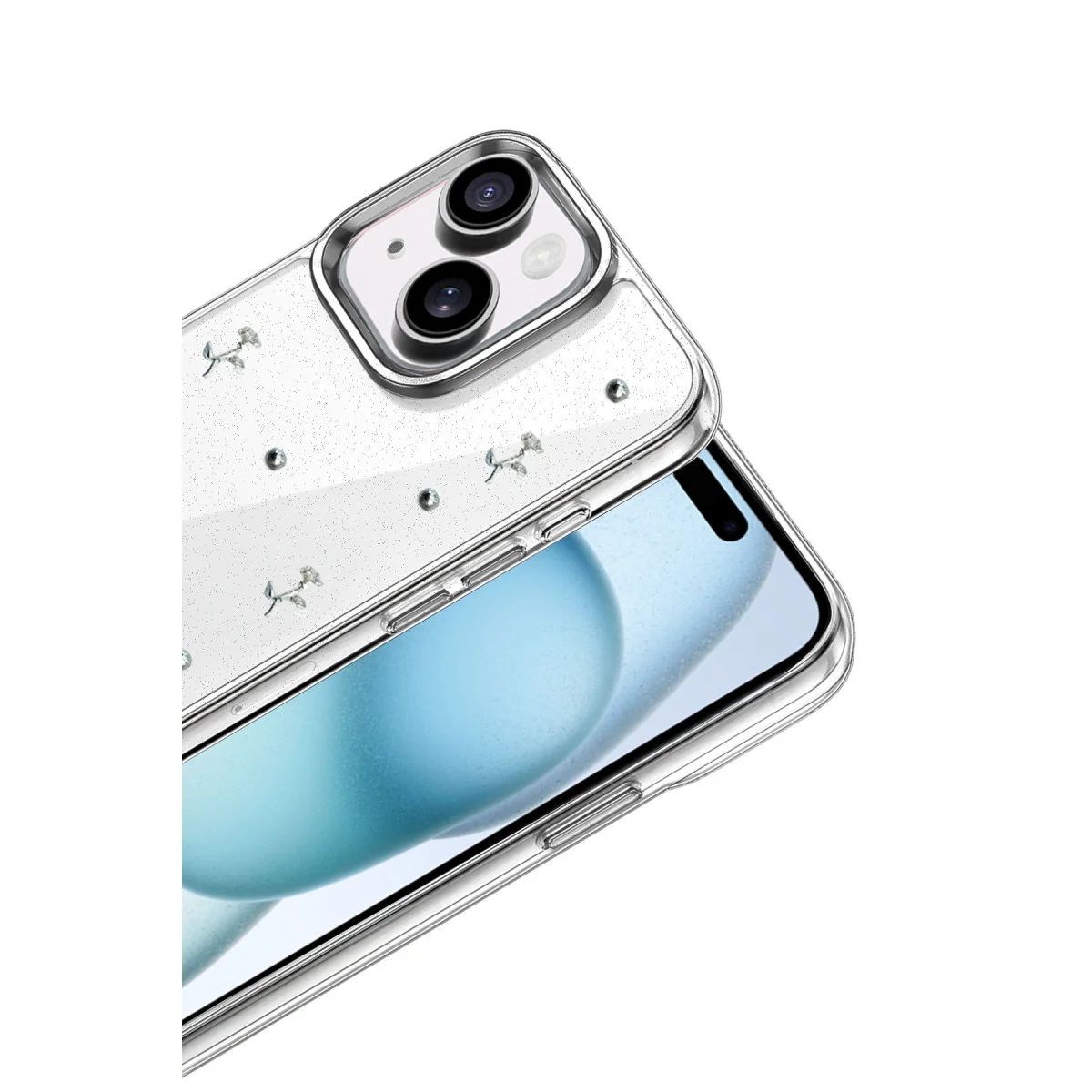 iPhone 15 Fiyonk Desenli Kapak - Desen 4