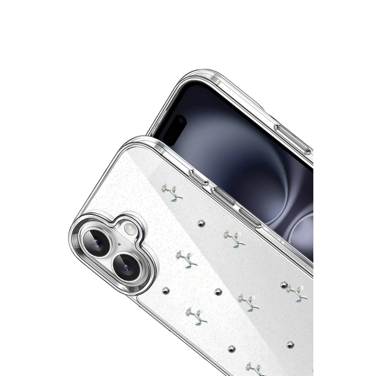 iPhone 16 Plus Fiyonk Desenli Kapak - Desen 4
