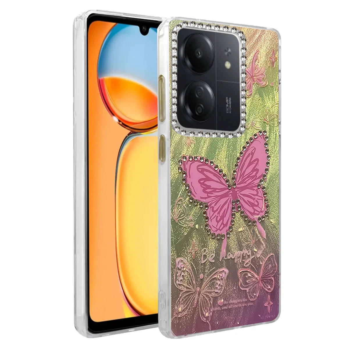 Redmi 13C Kılıf Blade Aynalı Desenli Kapak - Desen 5