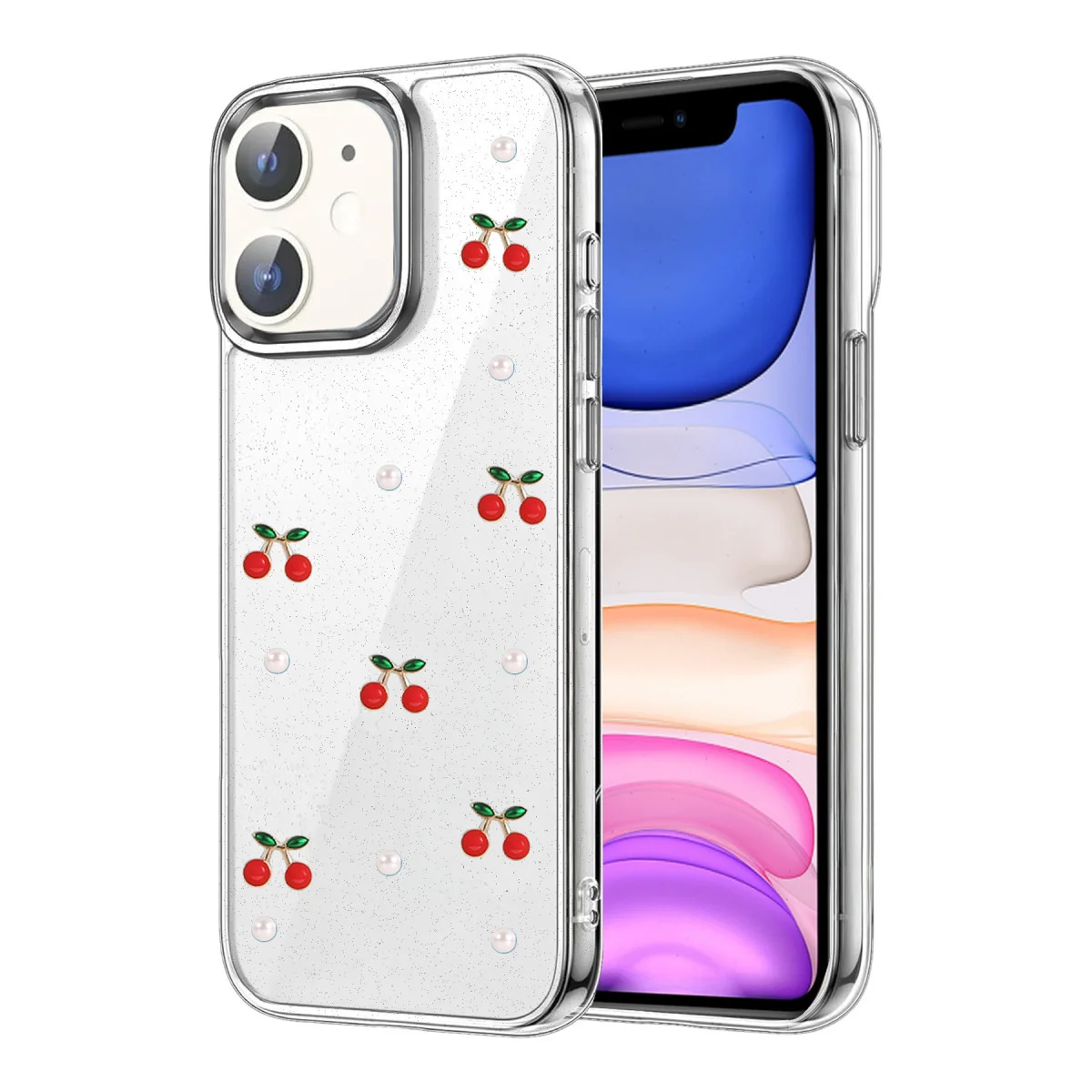 iPhone 11 Fiyonk Desenli Kapak - Desen 9