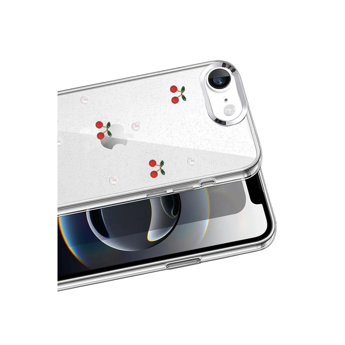 iPhone 16E Fiyonk Desenli Kapak - Desen 9