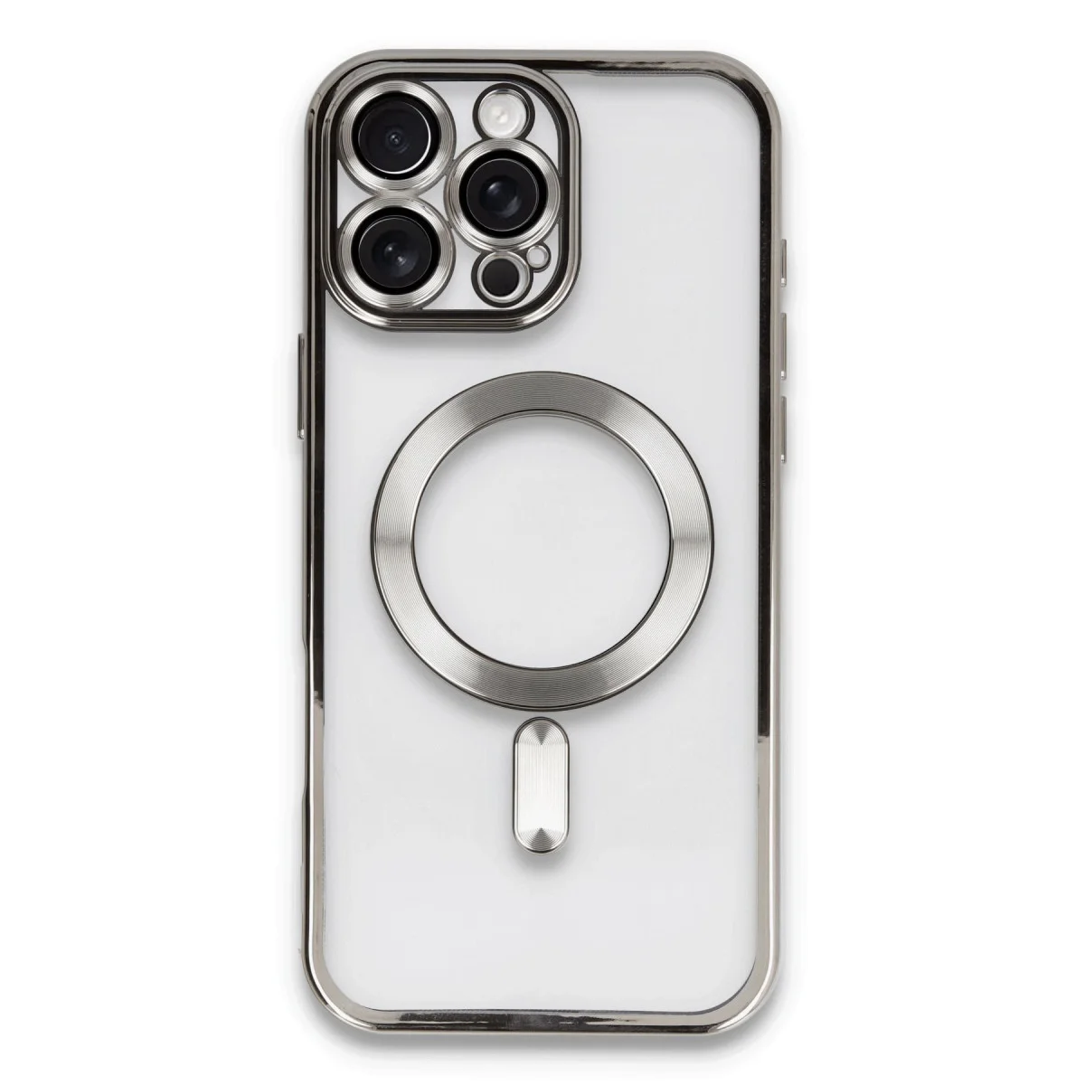 iPhone 16 Pro Kılıf Kross Magneticsafe Kapak - Titan Gri