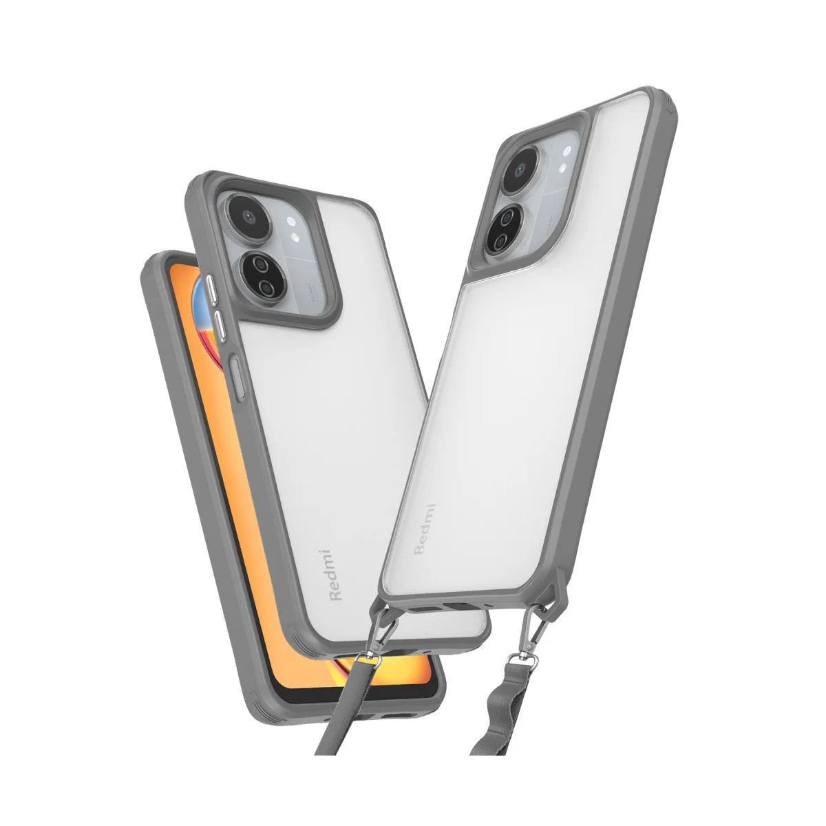 Redmi 13C Kılıf Penta Silikon Kılıf - Titan Gri