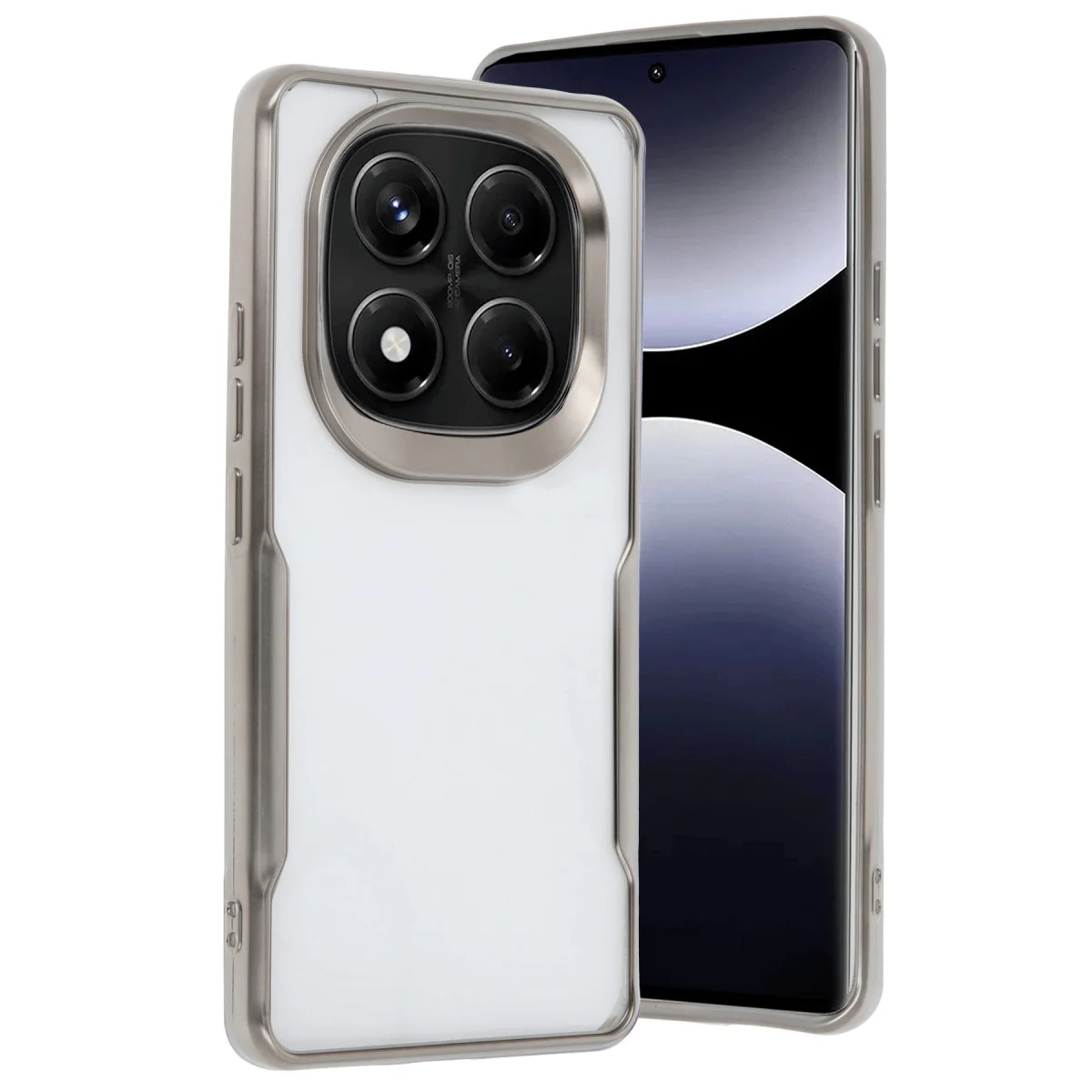 Redmi Note 14 Pro 5G Kılıf Boyi Silikon Kapak - Titan Gri