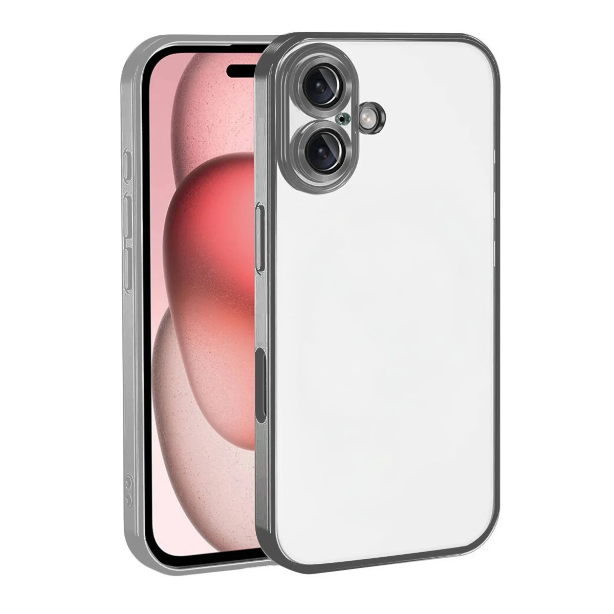 iPhone 17 Razer Lensli Silikon - Titan Gri