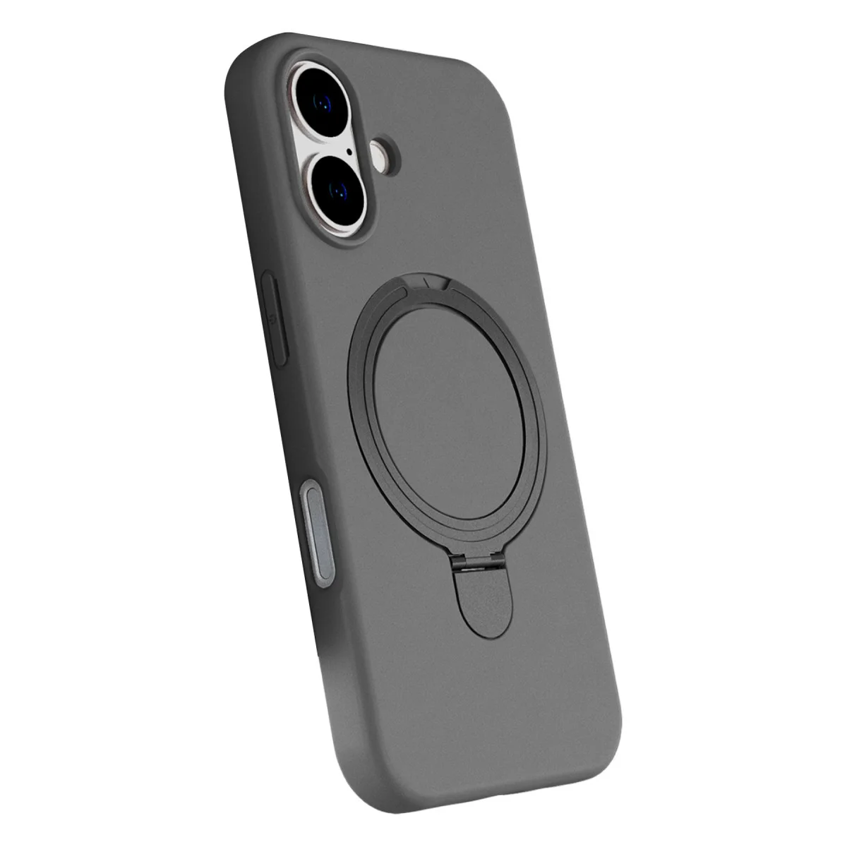 iPhone 16 Plus Regal Magsafe Standlı Kapak - Titan Gri