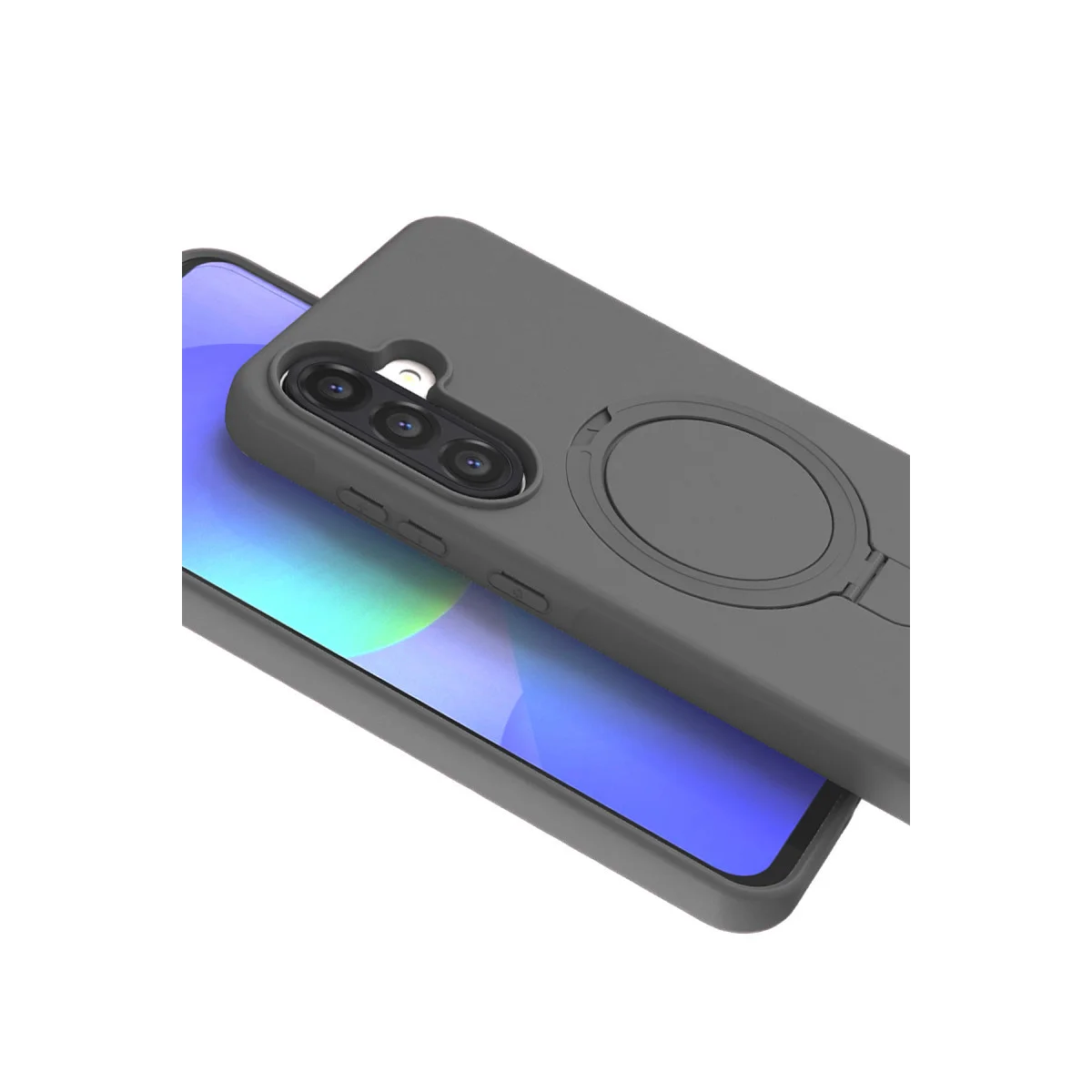 Galaxy A36 Regal Magsafe Standlı Kapak - Titan Gri