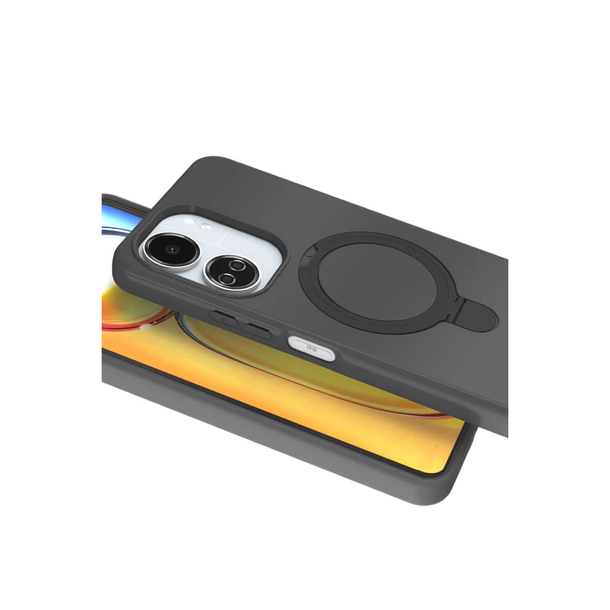 Redmi 13C Regal Magsafe Standlı Kapak - Titan Gri