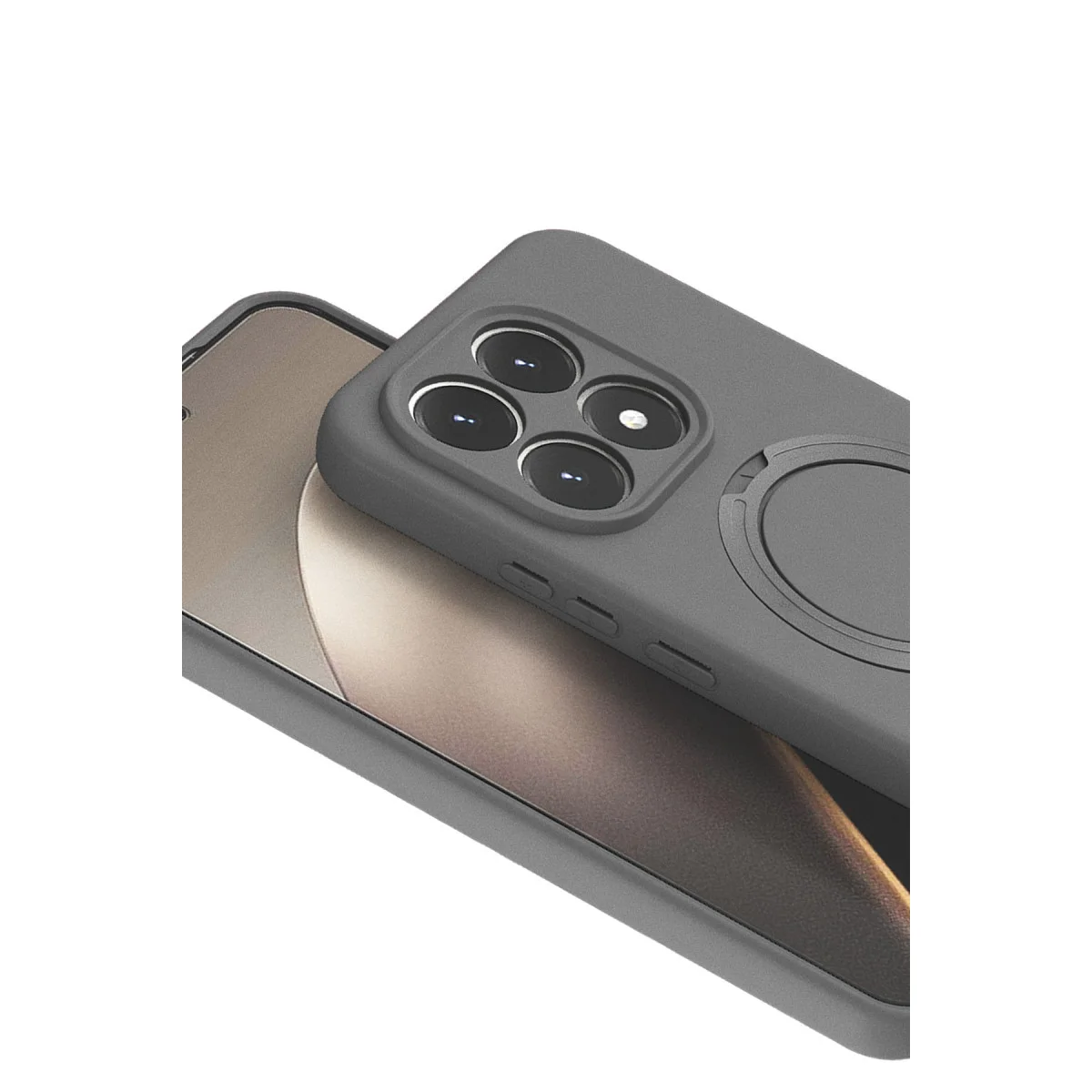 Mi 15T Regal Magsafe Standlı Kapak - Titan Gri