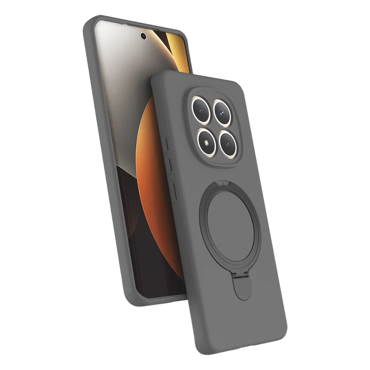 Redmi Note 15 4G Regal Magsafe Standlı Kapak - Titan Gri