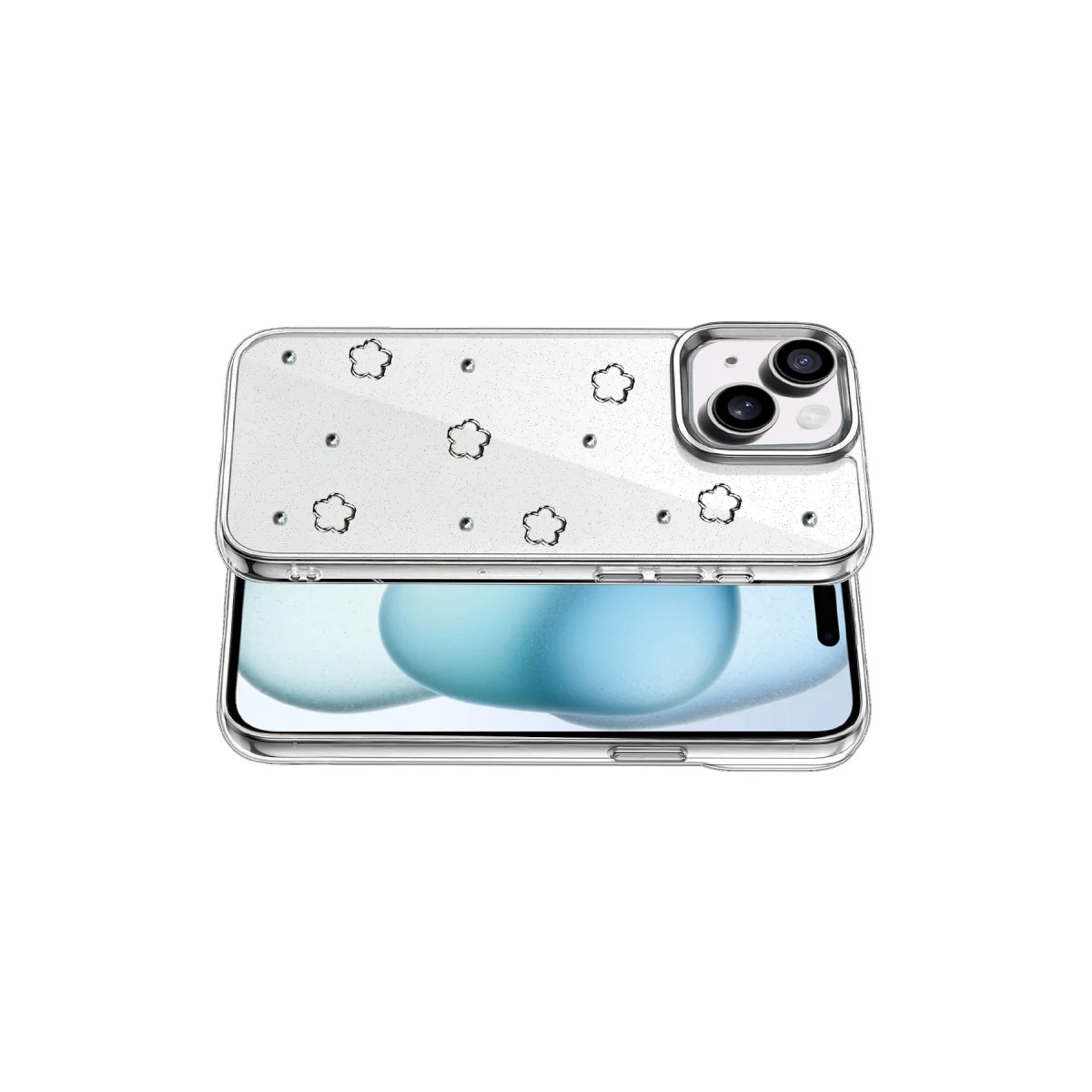 iPhone 14 Fiyonk Desenli Kapak - Desen 2