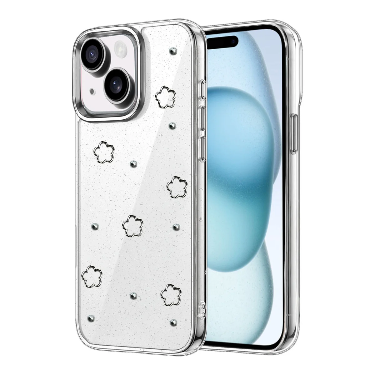 iPhone 15 Fiyonk Desenli Kapak - Desen 2