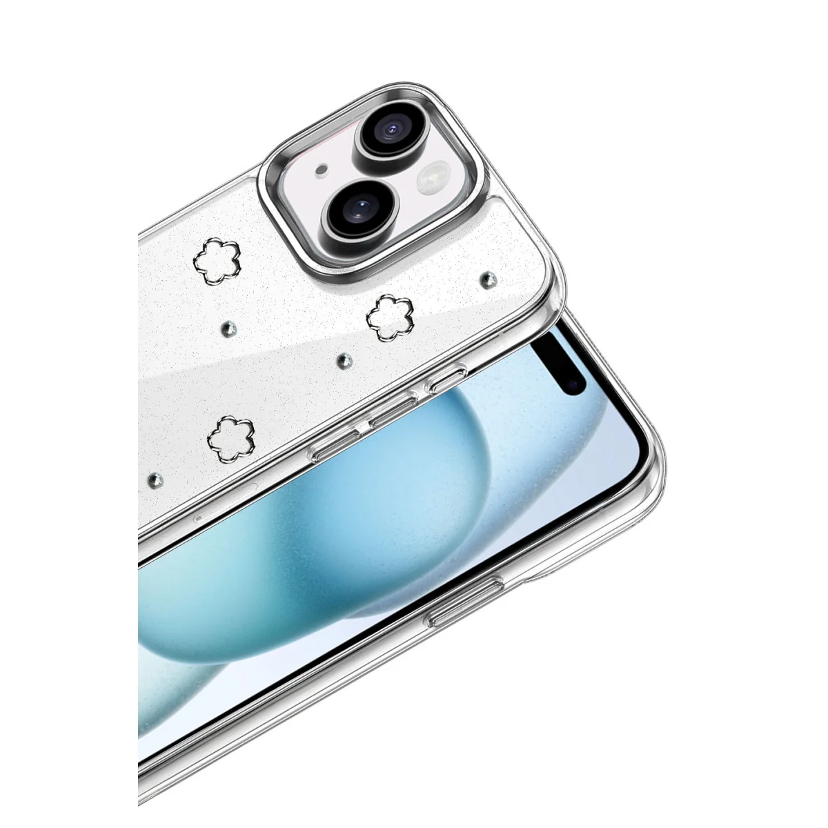 iPhone 15 Fiyonk Desenli Kapak - Desen 2