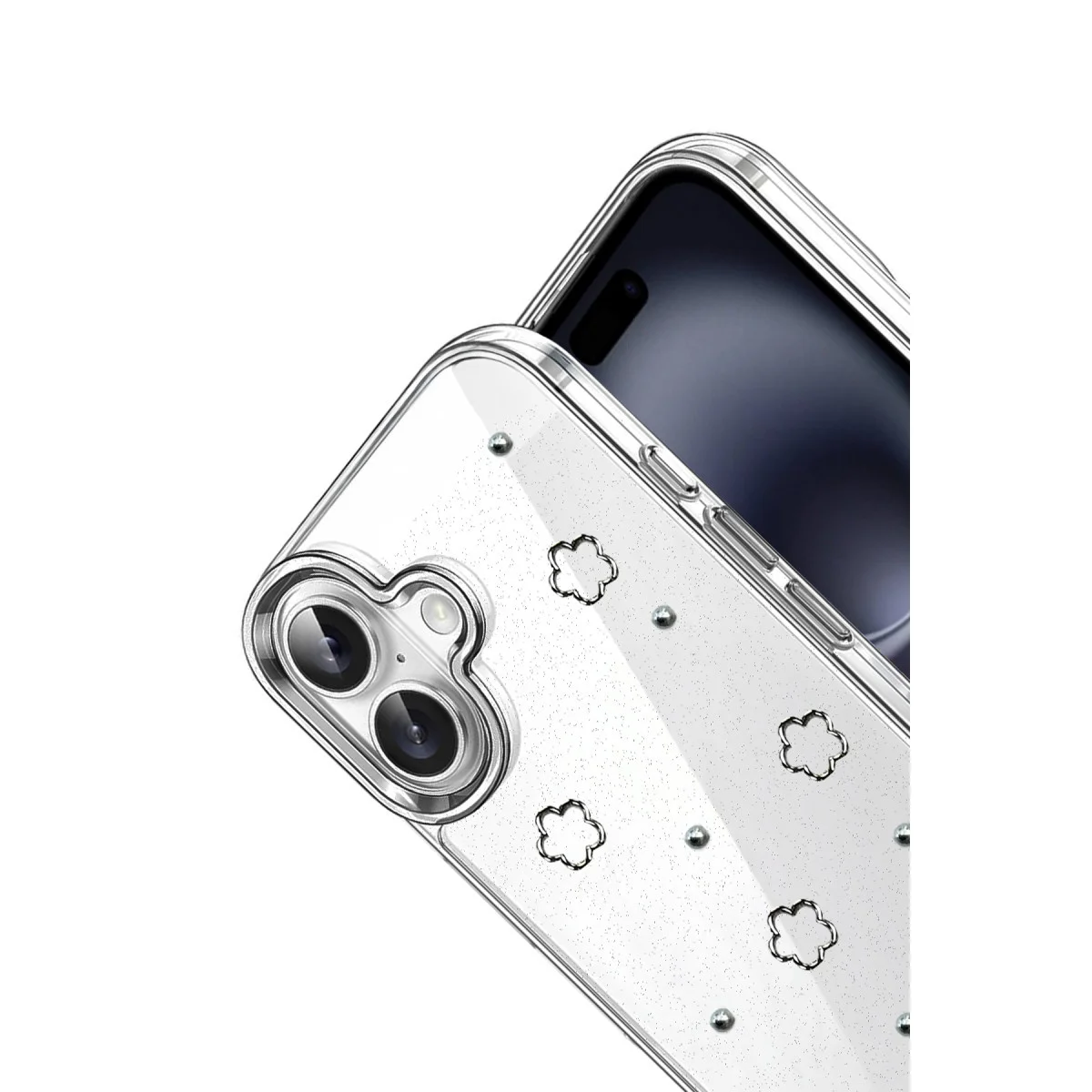 iPhone 16 Fiyonk Desenli Kapak - Desen 2