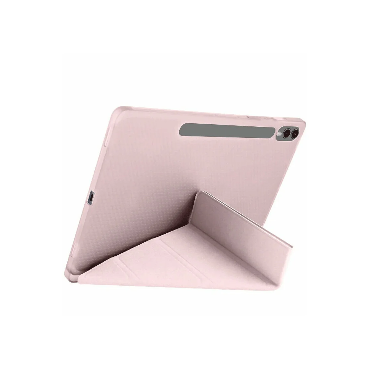 Galaxy X610 Tab S9 FE Plus 12.4 Kılıf Kalemlikli Mars Tablet Kılıfı - Rose Gold