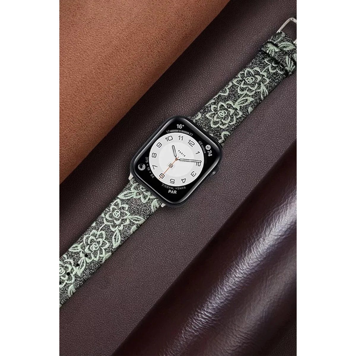 Watch 38mm Creeper Desenli Kordon - Rose Gold