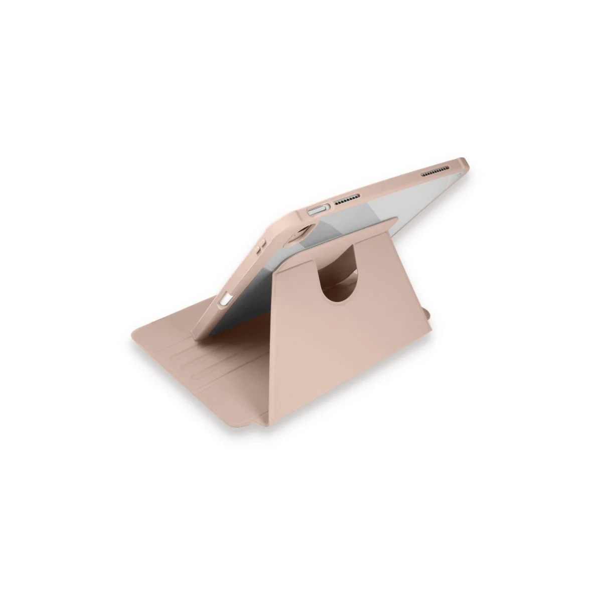 iPad 10.2 (7.nesil) Kılıf Starling 360 Kalemlikli Tablet Kılıf - Rose Gold