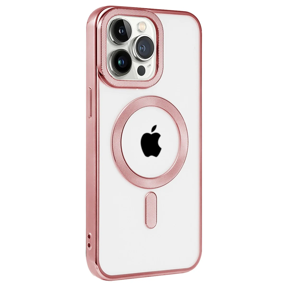 iPhone 14 Pro Max Kılıf Kronos Magsafe Kapak - Rose Gold
