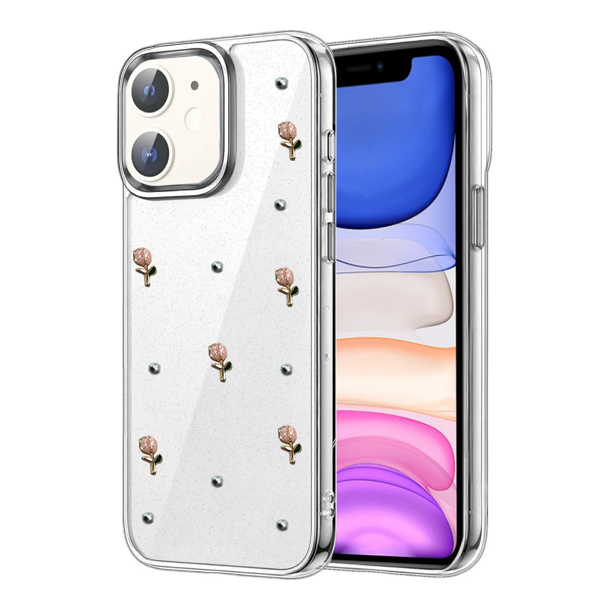 iPhone 11 Fiyonk Desenli Kapak - Desen 6