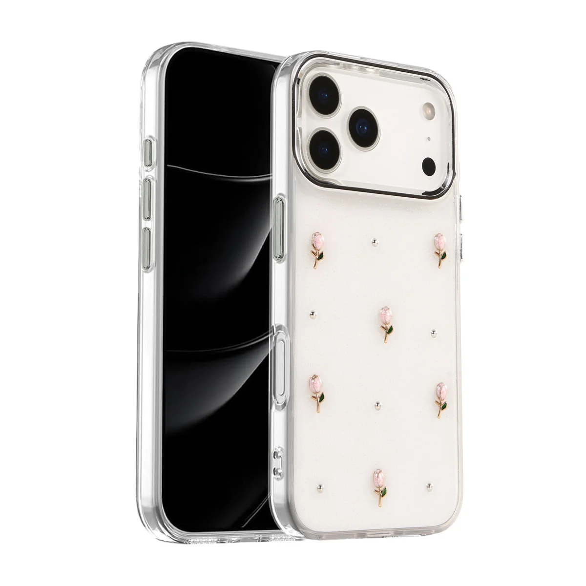 iPhone 17 Pro Fiyonk Desenli Kapak - Desen 6