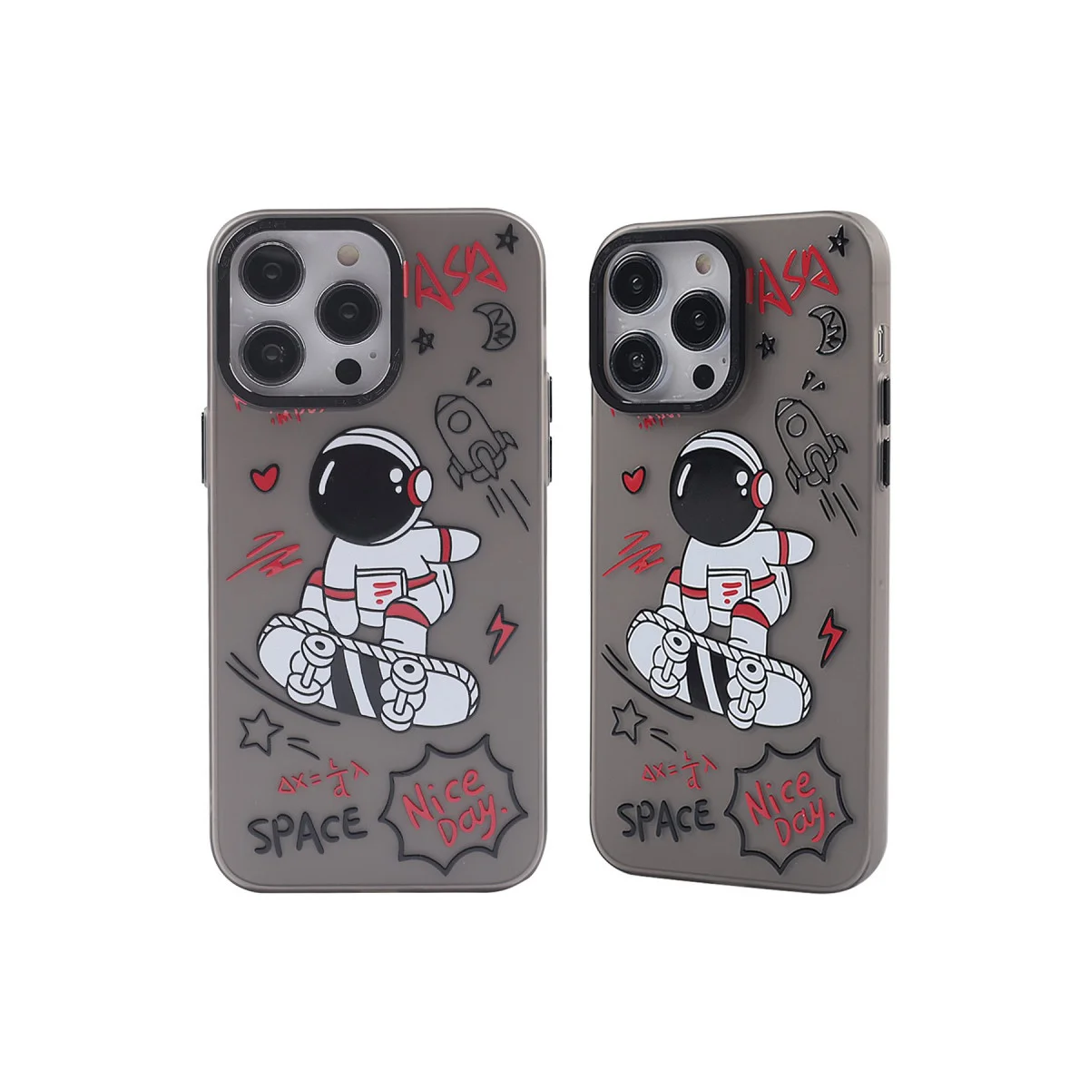 iPhone 14 Pro Max Kılıf Prada Desenli Kapak - Prada Siyah - 1