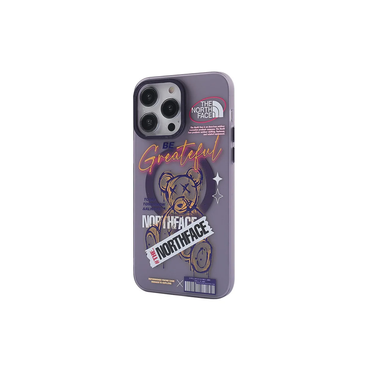 iPhone 14 Pro Kılıf Apollo Magneticsafe Desenli Kapak - Apollo Mor - 2