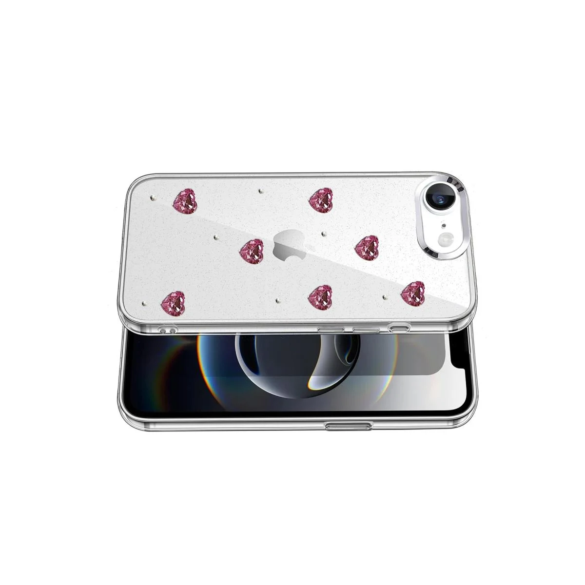 iPhone 16E Fiyonk Desenli Kapak - Desen 3