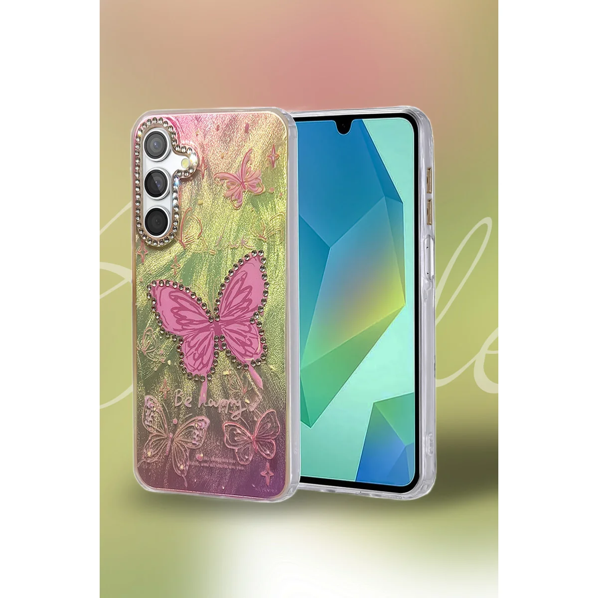 Galaxy A25 5G Kılıf Blade Aynalı Desenli Kapak - Desen 8