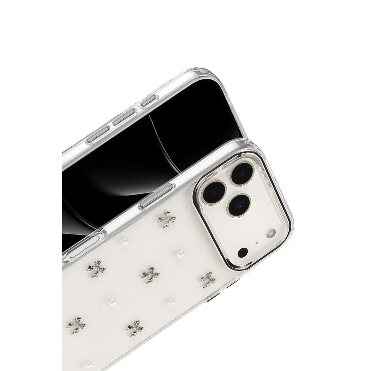 iPhone 17 Pro Max Fiyonk Desenli Kapak - Desen 8