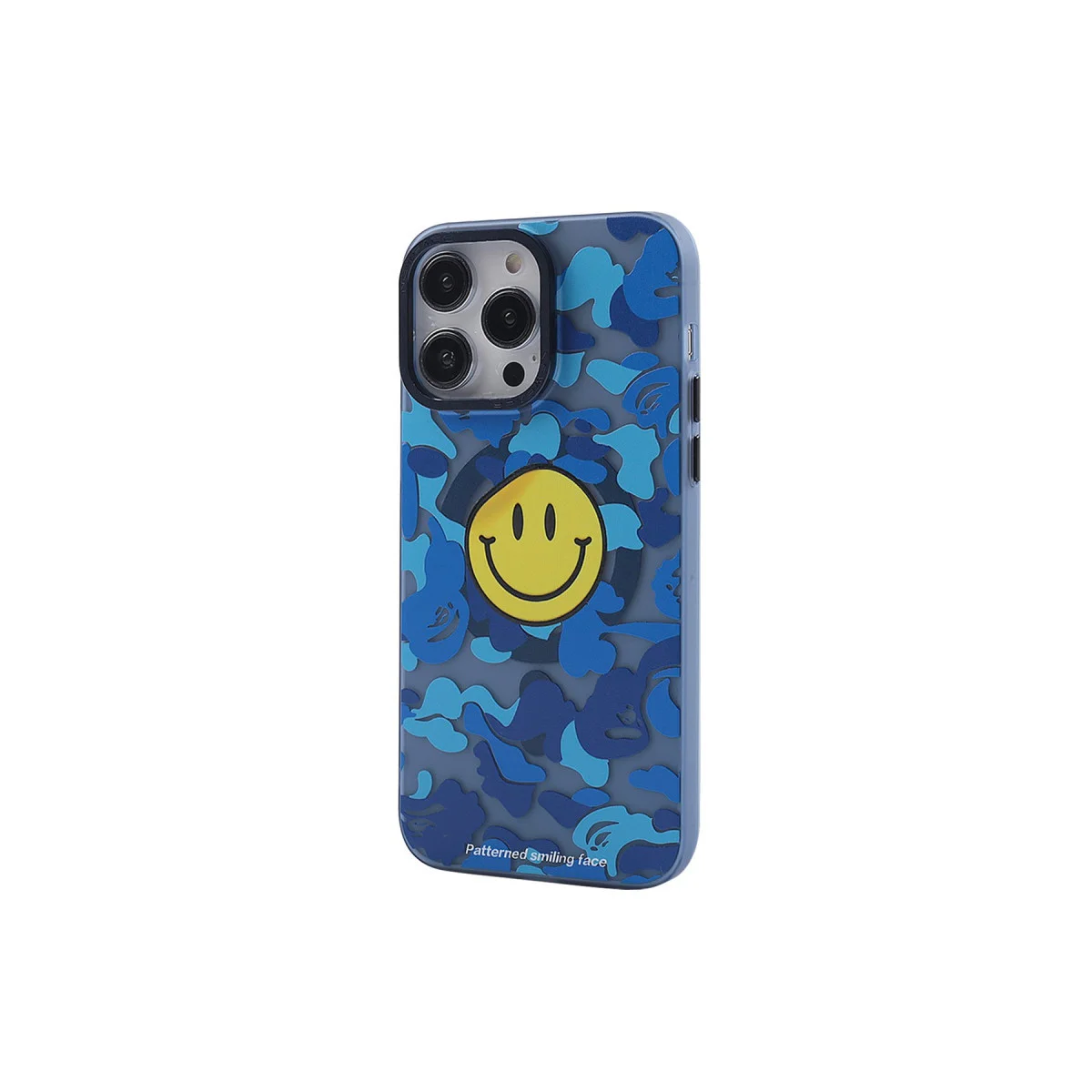 iPhone 14 Pro Max Kılıf Apollo Magneticsafe Desenli Kapak - Apollo Mavi - 1