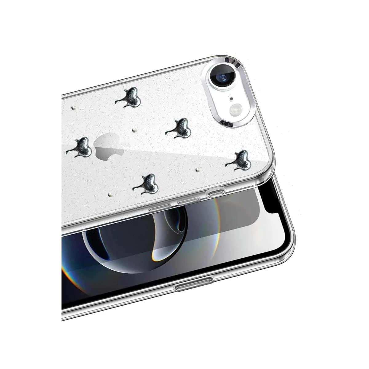 iPhone 16E Fiyonk Desenli Kapak - Desen 1