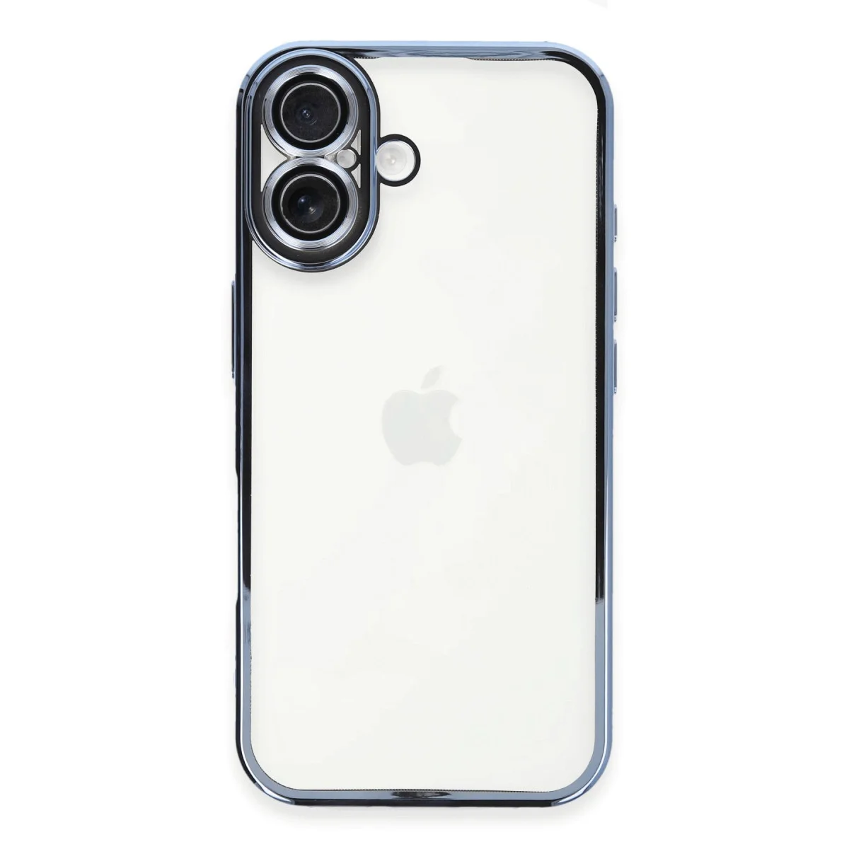 iPhone 16 Plus Kılıf Razer Lensli Silikon - Açık Mavi