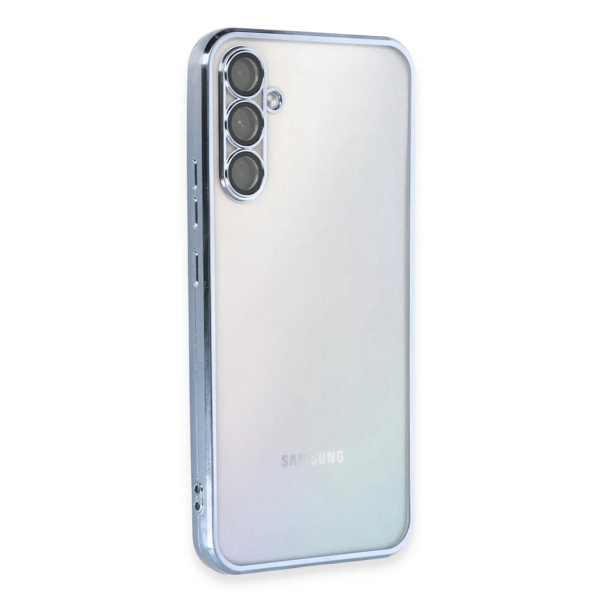 Galaxy A54 5G Kılıf Razer Lensli Silikon - Açık Mavi