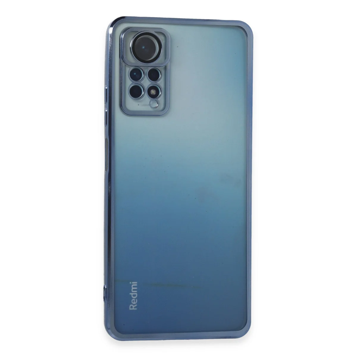 Redmi Note 11 Pro Kılıf Razer Lensli Silikon - Açık Mavi