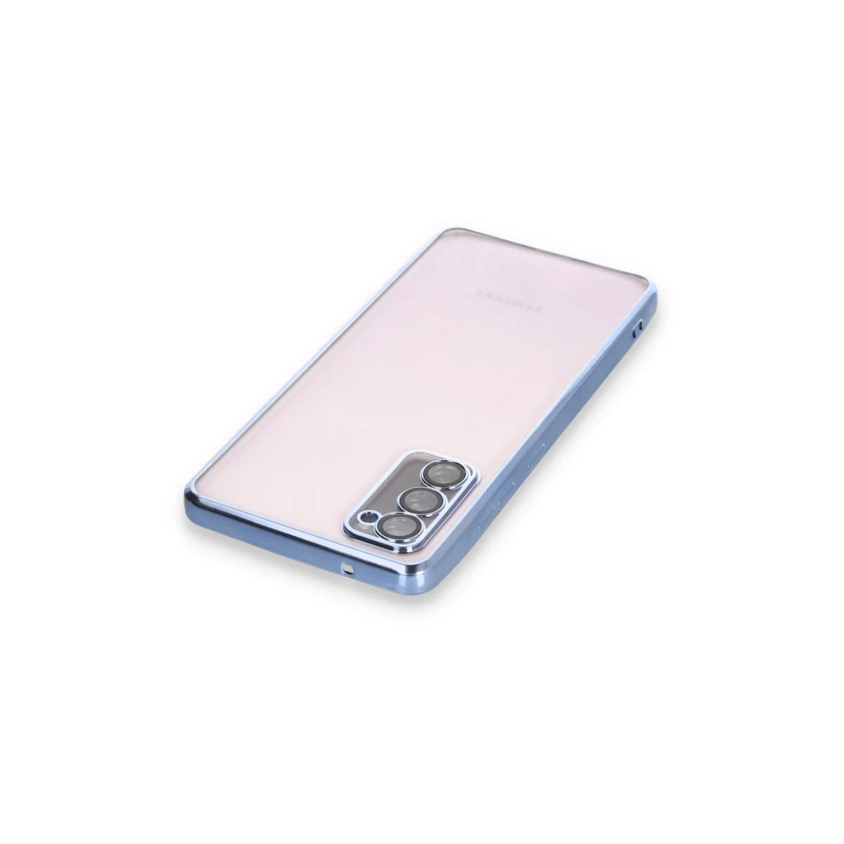 Galaxy S20 FE Kılıf Razer Lensli Silikon - Açık Mavi