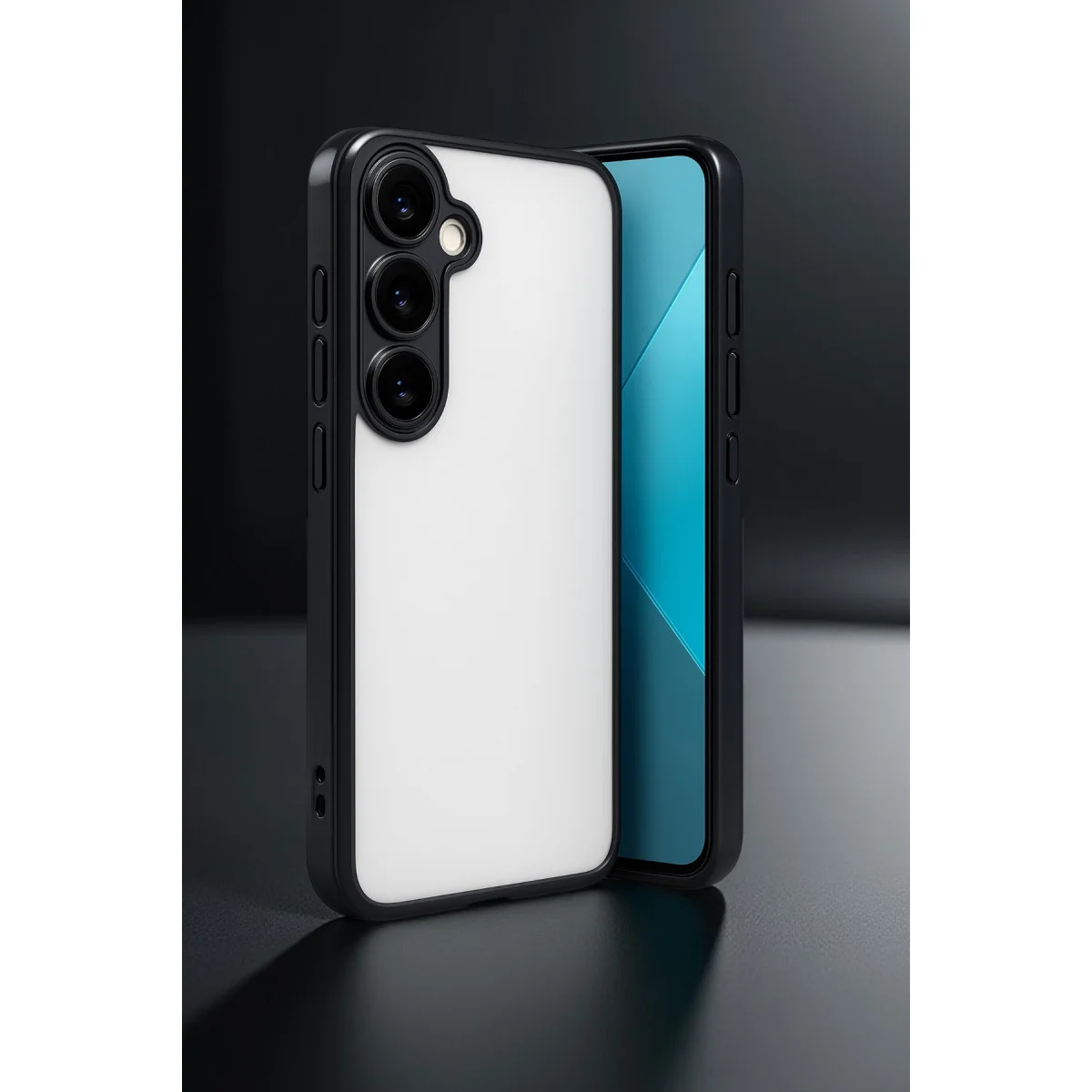 Galaxy A24 4G Prime Kılıf Razer Lensli Silikon - Açık Mavi