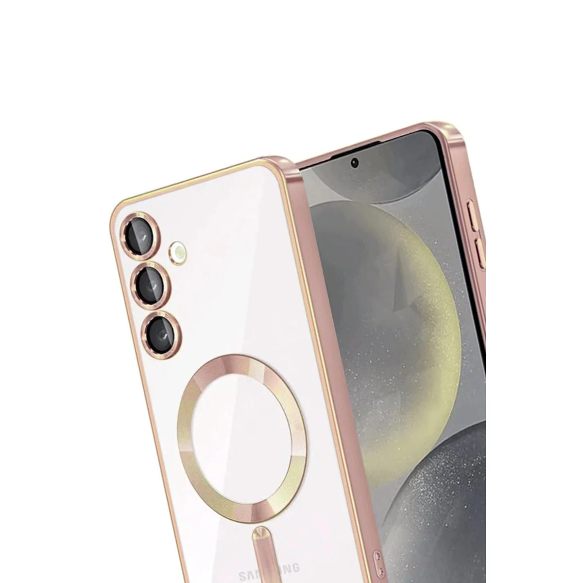Galaxy A35 5G Kross Magneticsafe Kapak - Rose